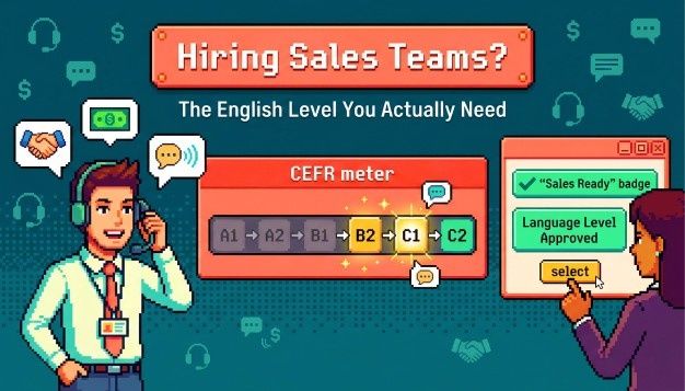 Hiring Sales Teams? Here's the English Proficiency Level for Sales Teams You Actually Need