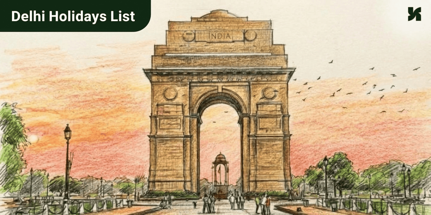 Holiday List in Delhi 2027