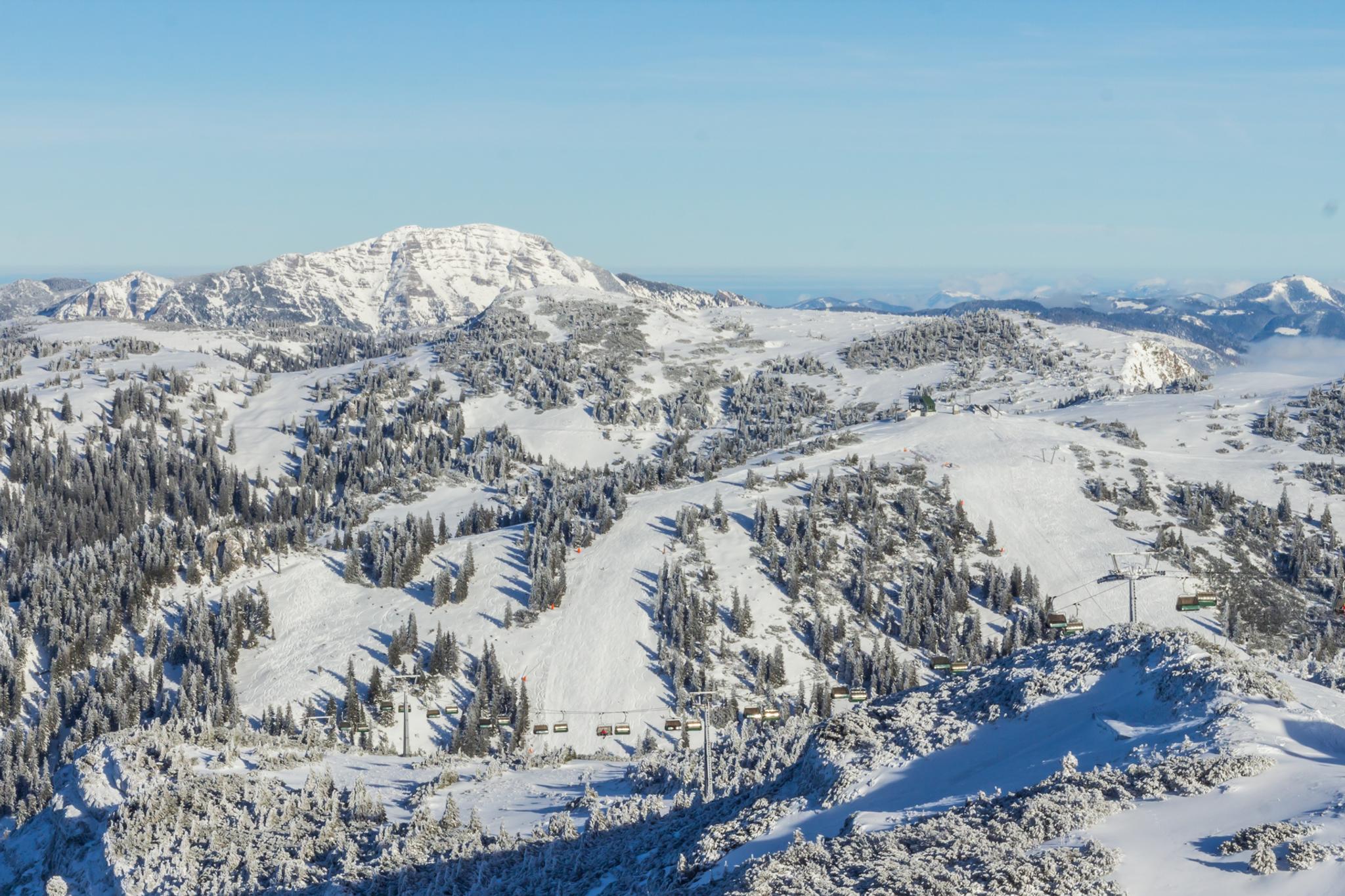 Skigebiet Hochkar im Winter