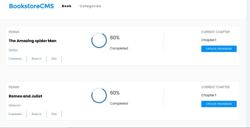 Bookstore CMS
