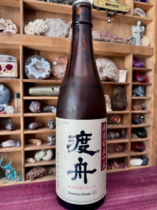Huchu Homare Watari Bune The 55 Junmai Ginjo sake bottle