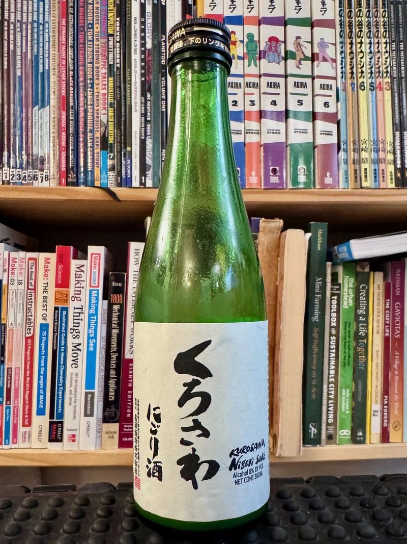 Kurosawa Nigori — Kurosawa Shuzo Kurosawa Shuzo Nigori sake bottle