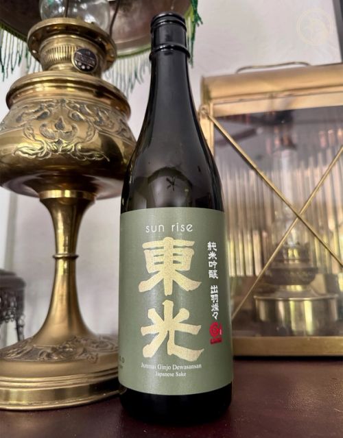 Toko Sun Rise Junmai Ginjo bottle by Kojima Sohonten
