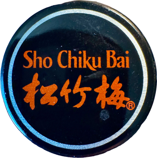 Takara Sake Sho Chiku Bai REI bottle cap