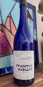 SakeOne Momokawa Pearl Junmai Ginjo Nigori sake bottle