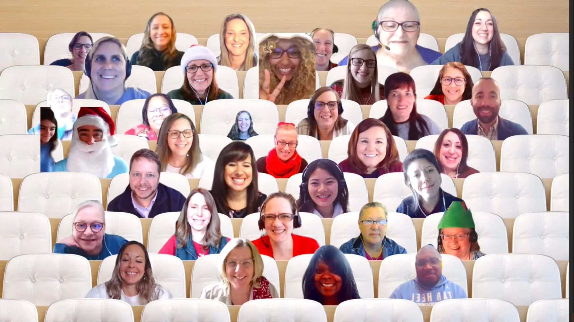 "A screenshot of a Zoom video call with the Bridgeway team members