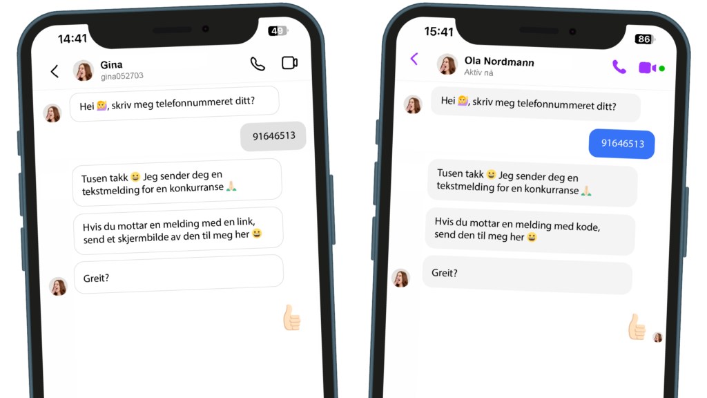 Svindelforsøk via sosiale medier