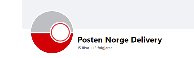 Skjermbilde av falsk Facebook-side.