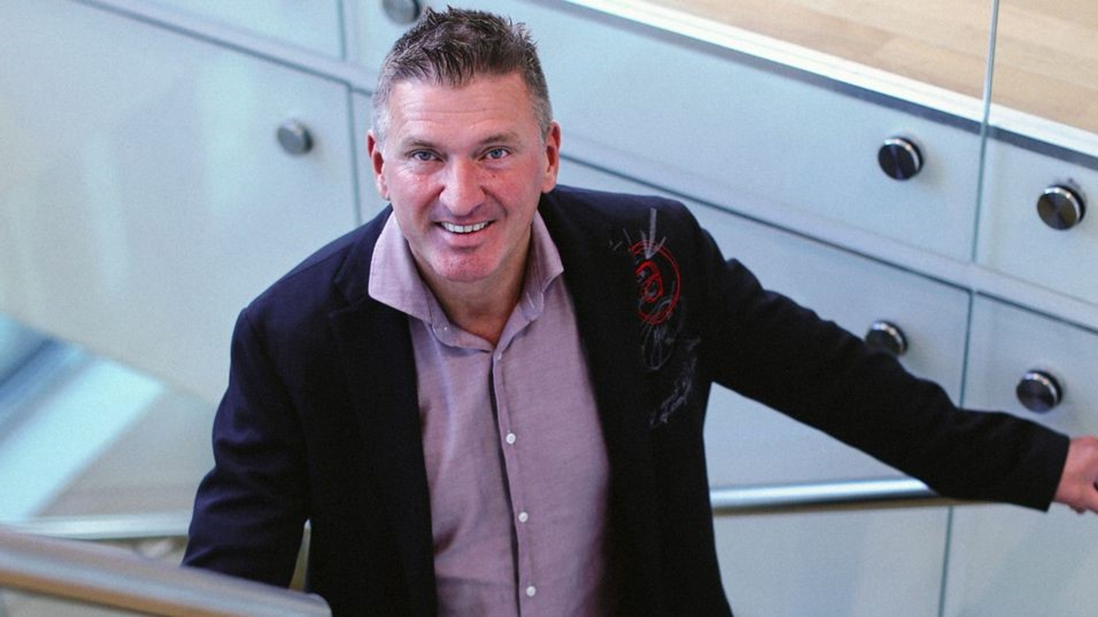 Administrerende direktør Trond Borøy Larsen i Nextgentel vil ha ryddigere bredbåndsregninger - og tilgang til fibernettene. (Næringsforeningen i Kristiansand) 