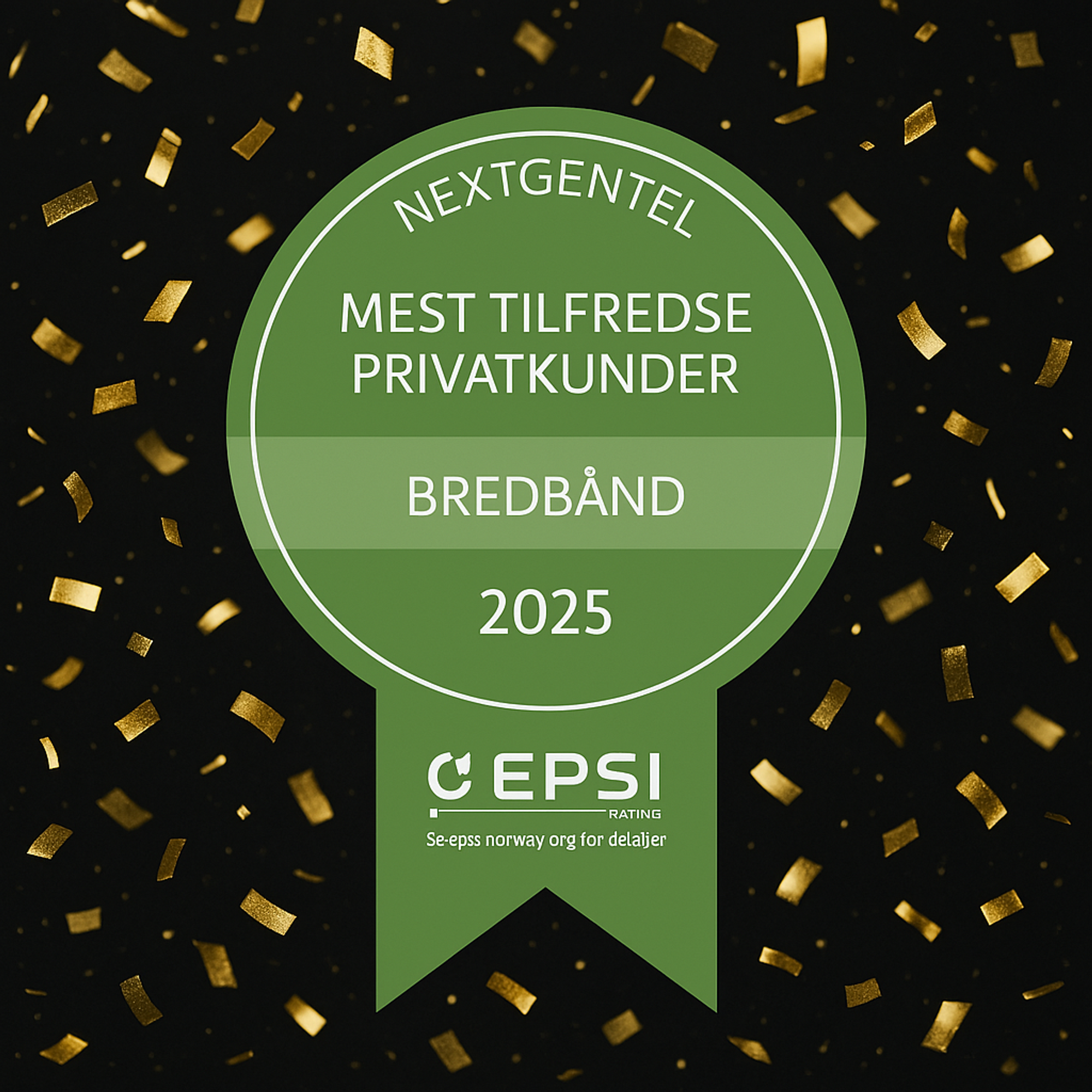 NextGenTel leverer den beste bredbåndsopplevelsen 🏆