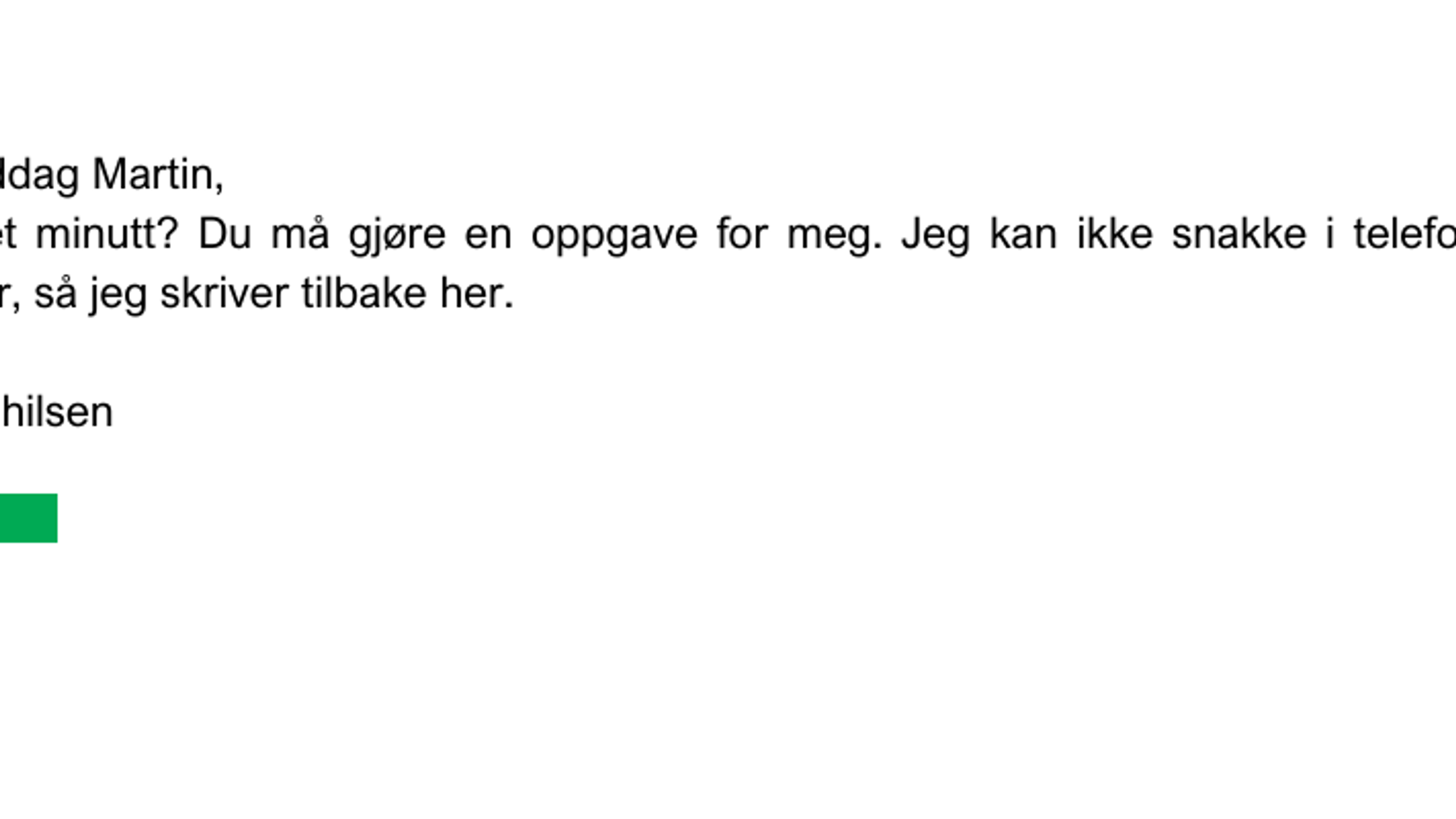 Phishing på e-post.