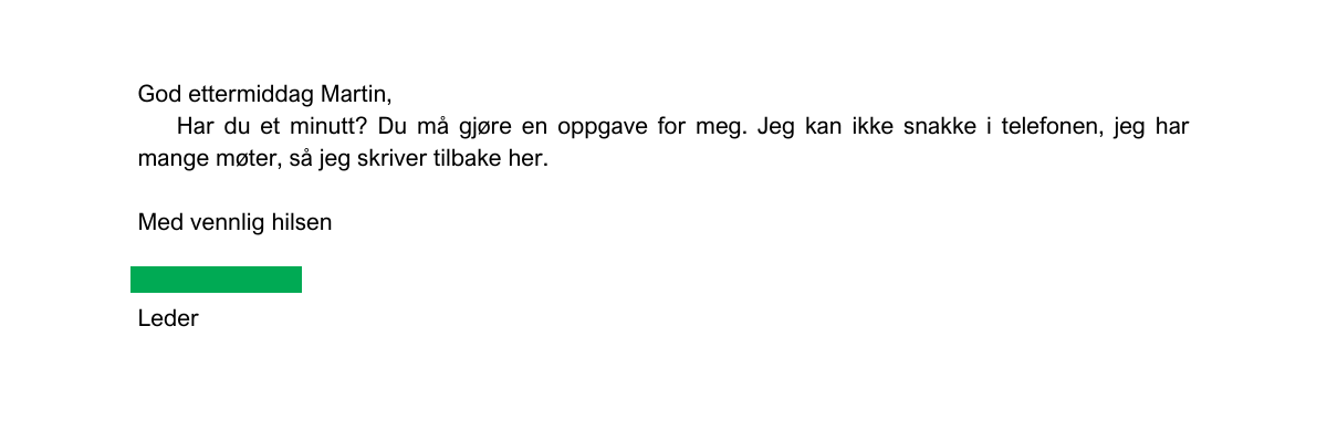 Phishing på e-post.