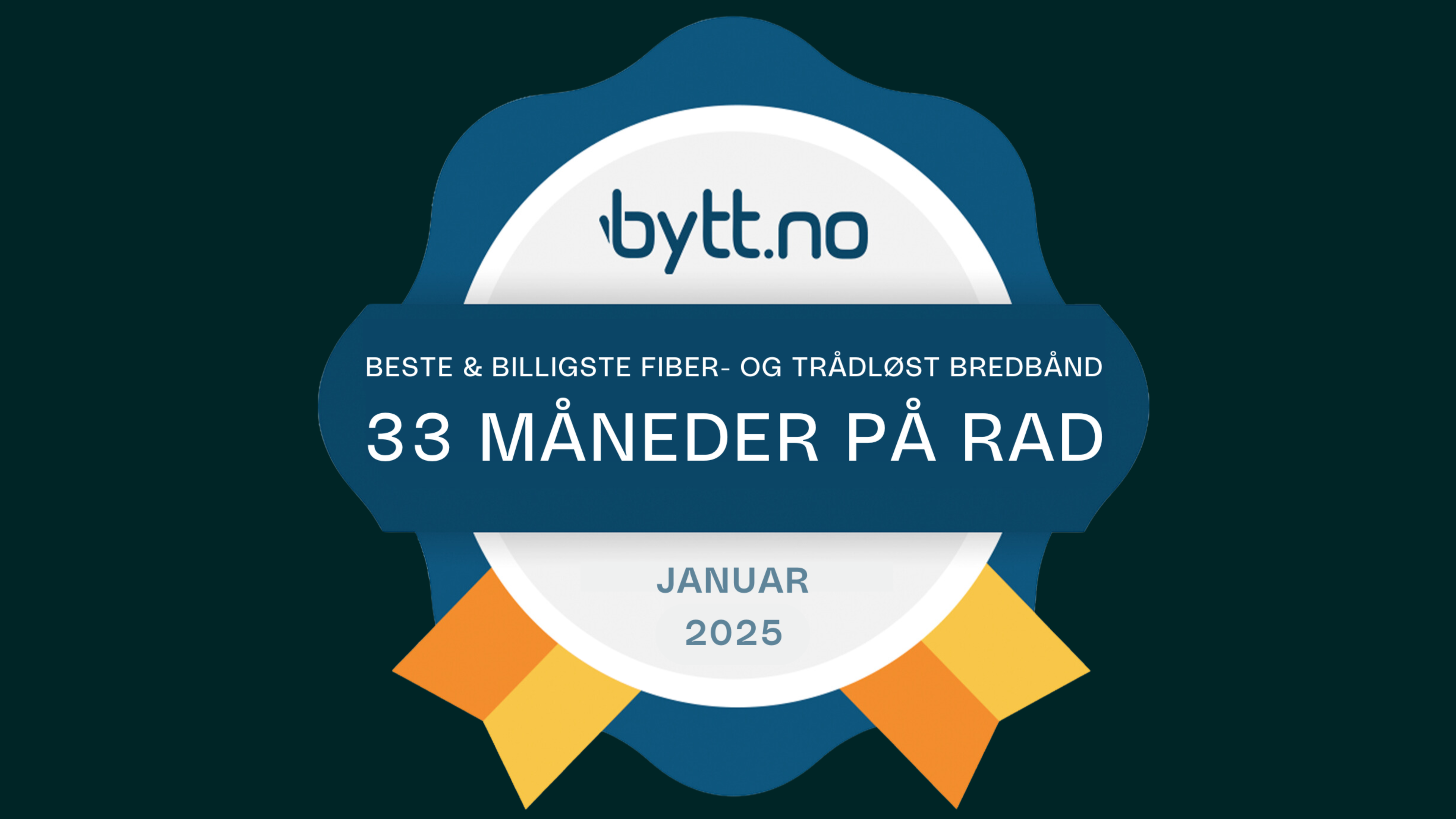 NextGenTel er kåret til Norges beste og billigste fiberleverandør av Bytt.no.