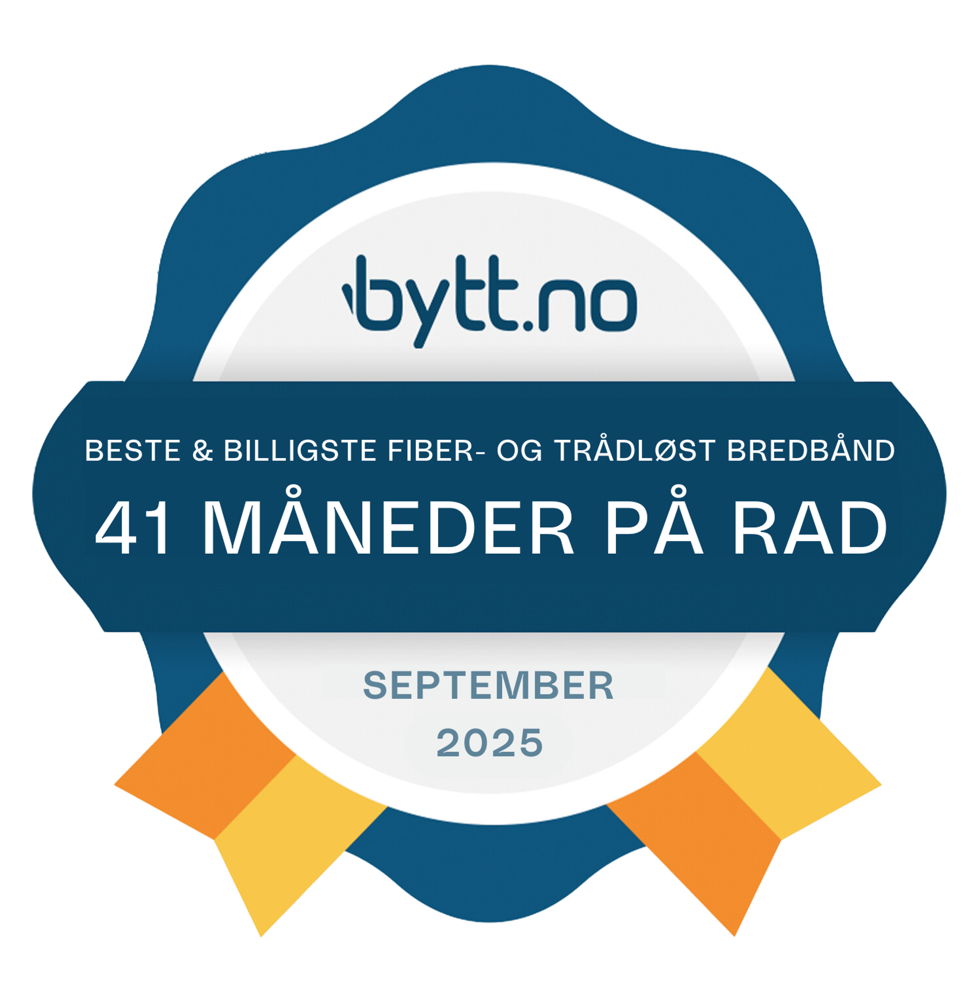 Norges beste og billigste internettleverandør på Bytt.no