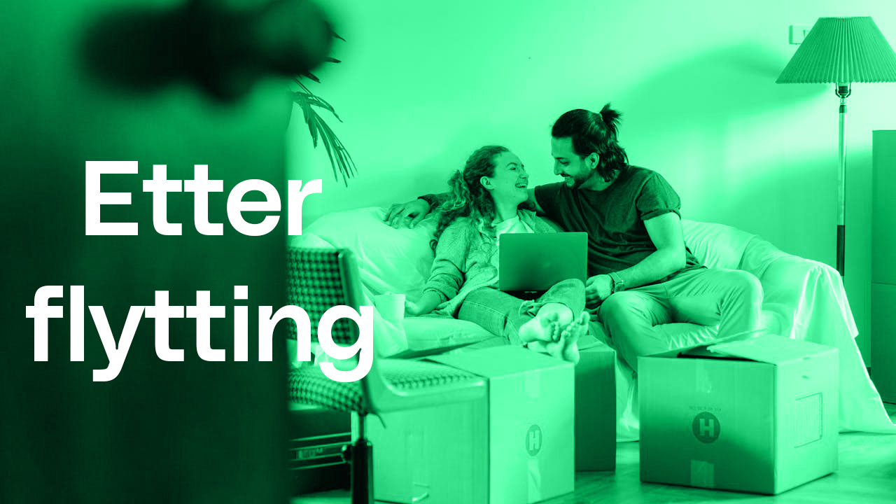 Ting Ä huske pÄ etter flytting.