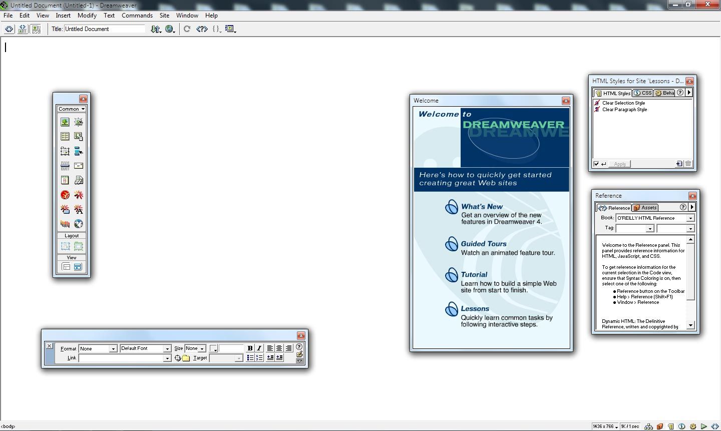 Dreamweaver 4.0