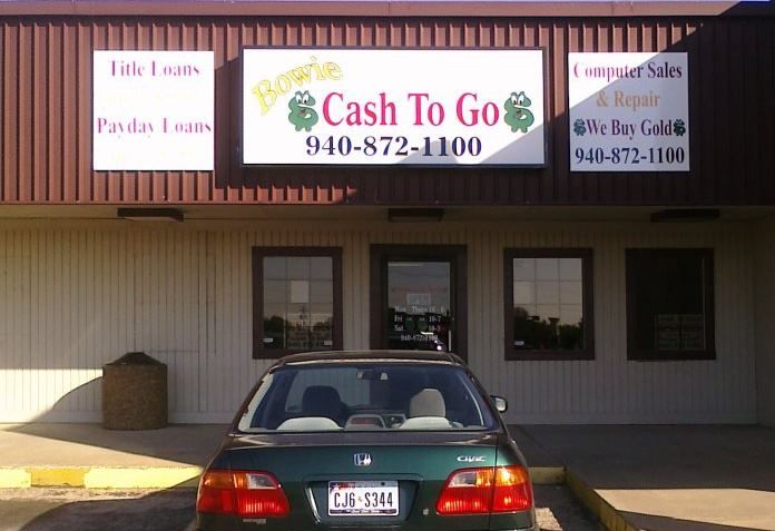 Bowie Cash To Go logo