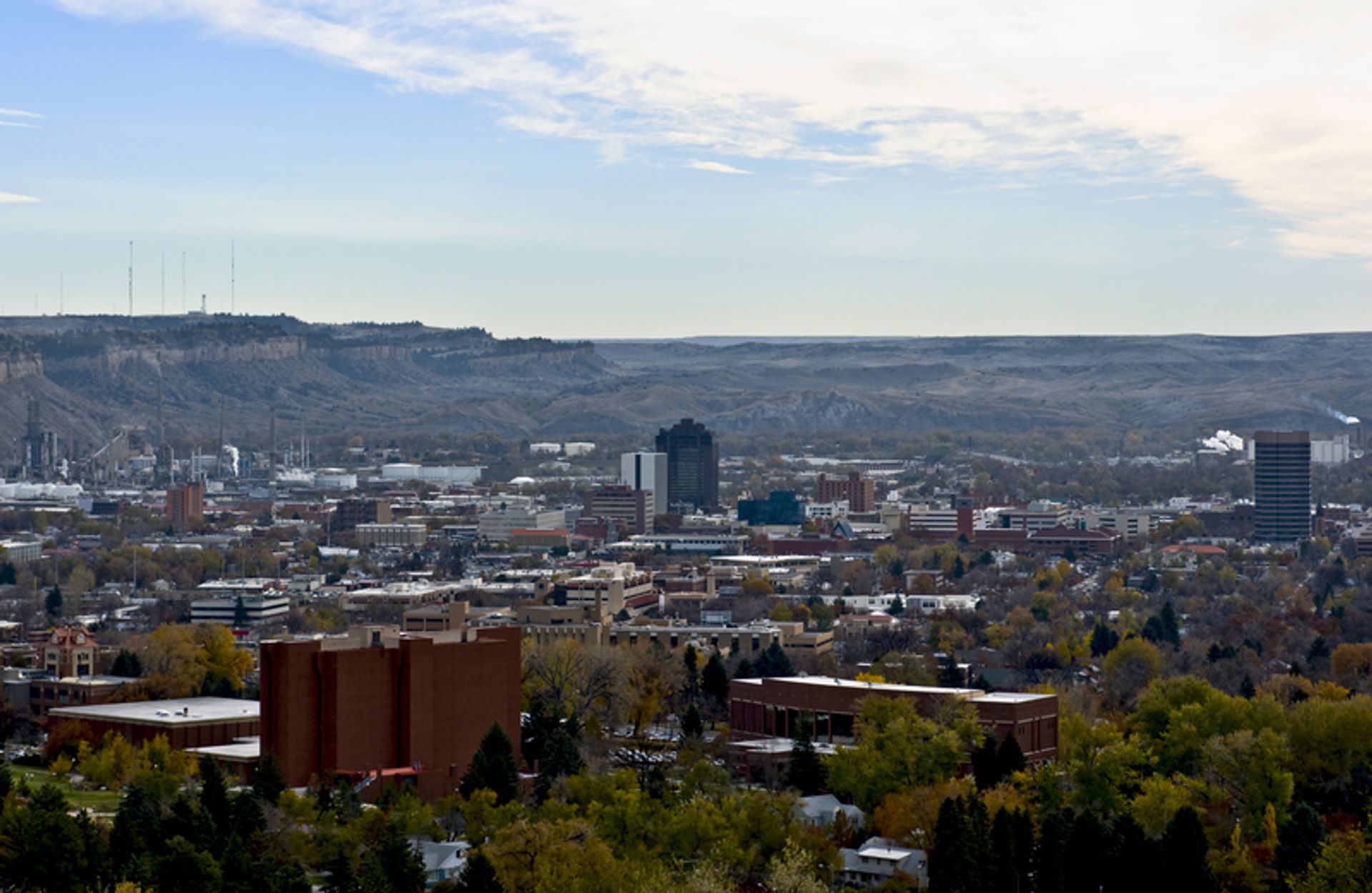 View of downtown Billings Montana