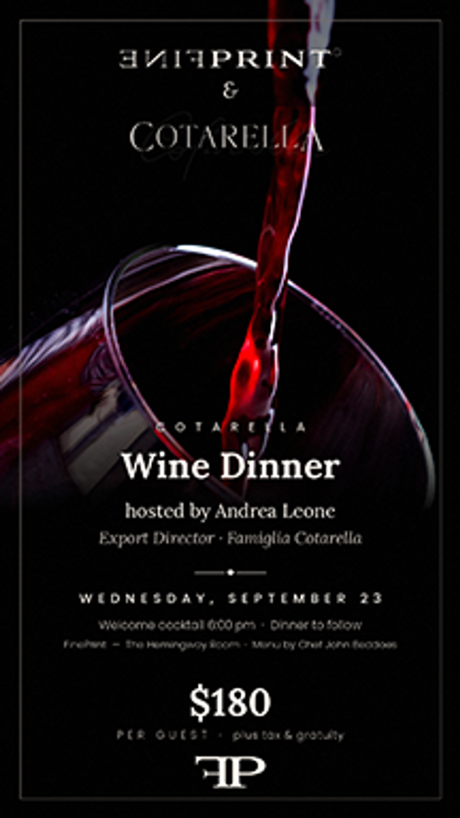 Cotarella Wine Dinner