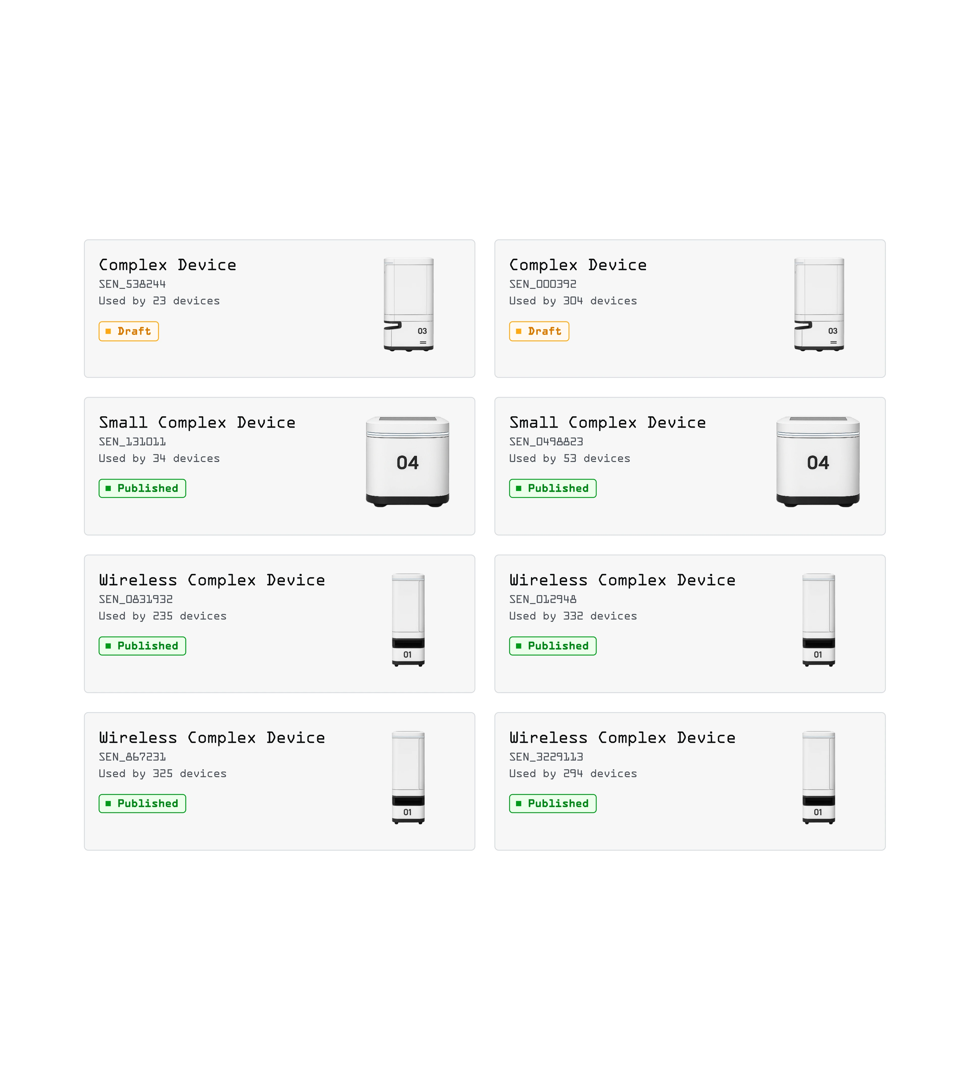 The picture shows the elements of the Sencity application - pixelated