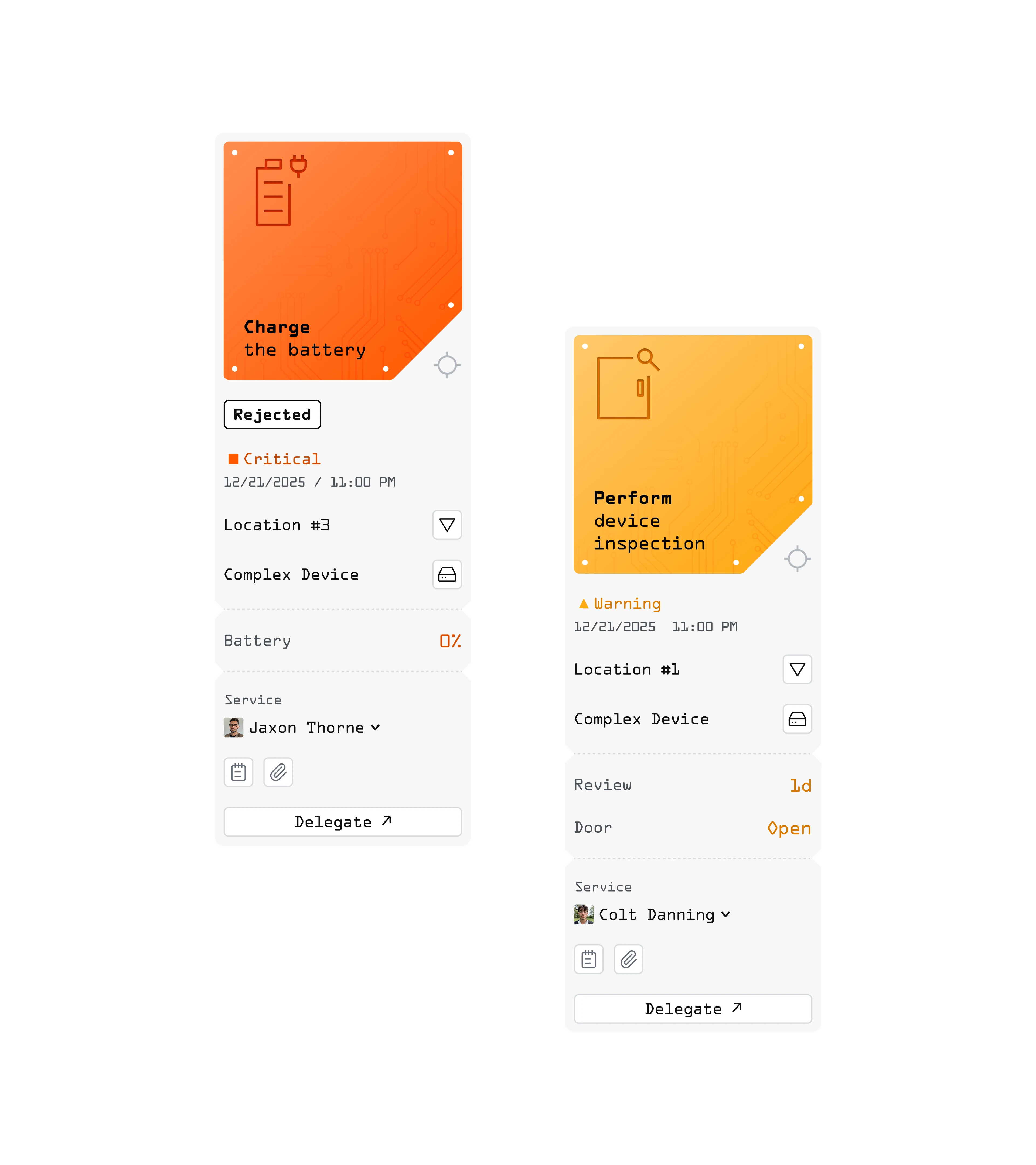 The picture shows the elements of the Sencity application - pixelated
