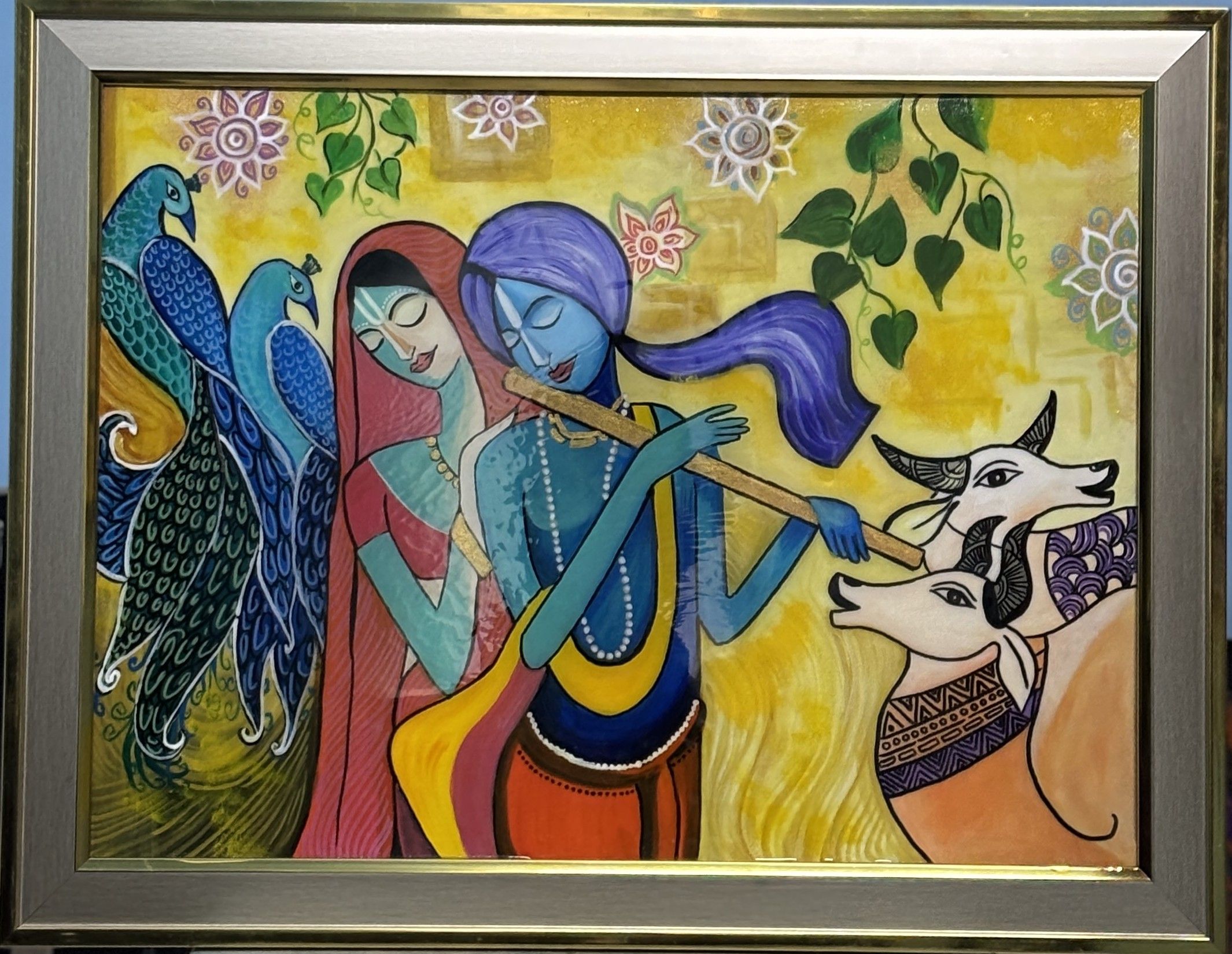 Radha Krishna Portrait 