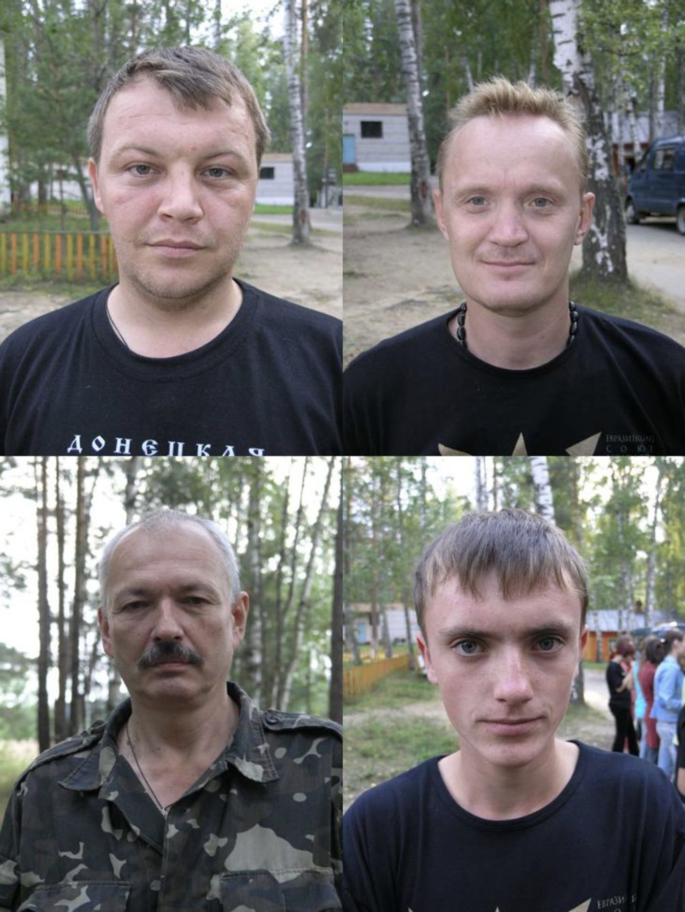 Figure 3: ESM summer camp with leading figures of the Donetsk uprising