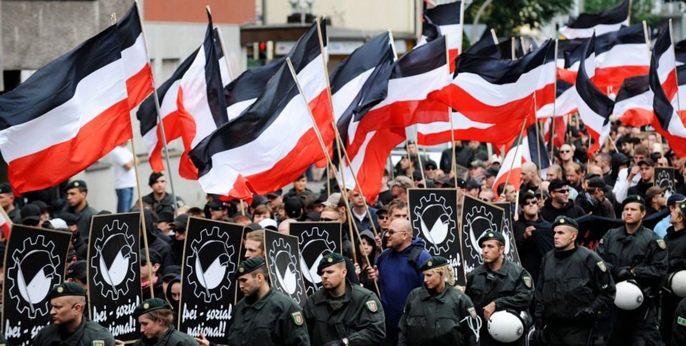Far-right demonstration in Dortmund (Der Spiegel)