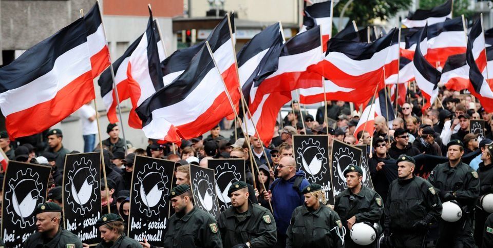 Far-right demonstration in Dortmund (Der Spiegel)