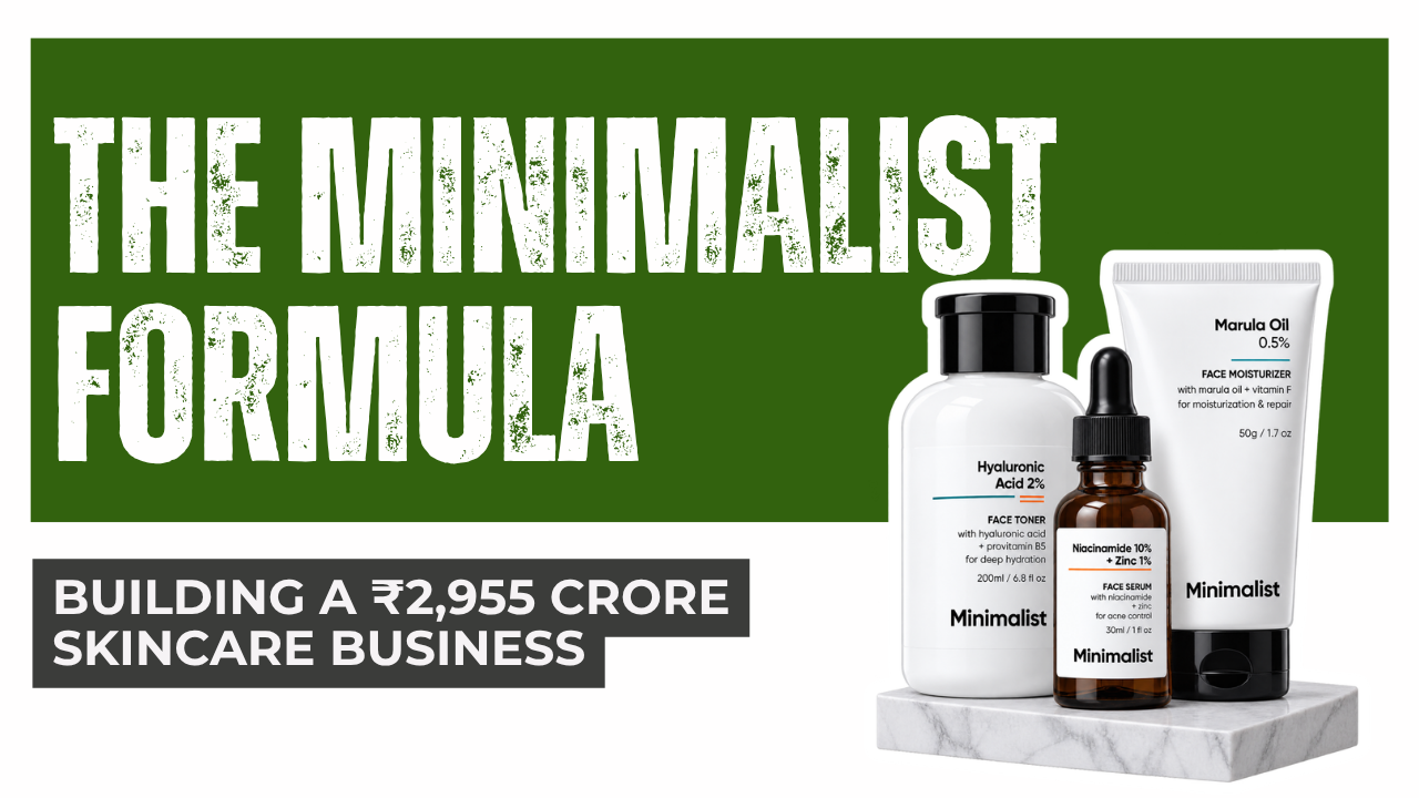 How Minimalist Built a ₹2,955 Crore Skincare Brand in Four Years