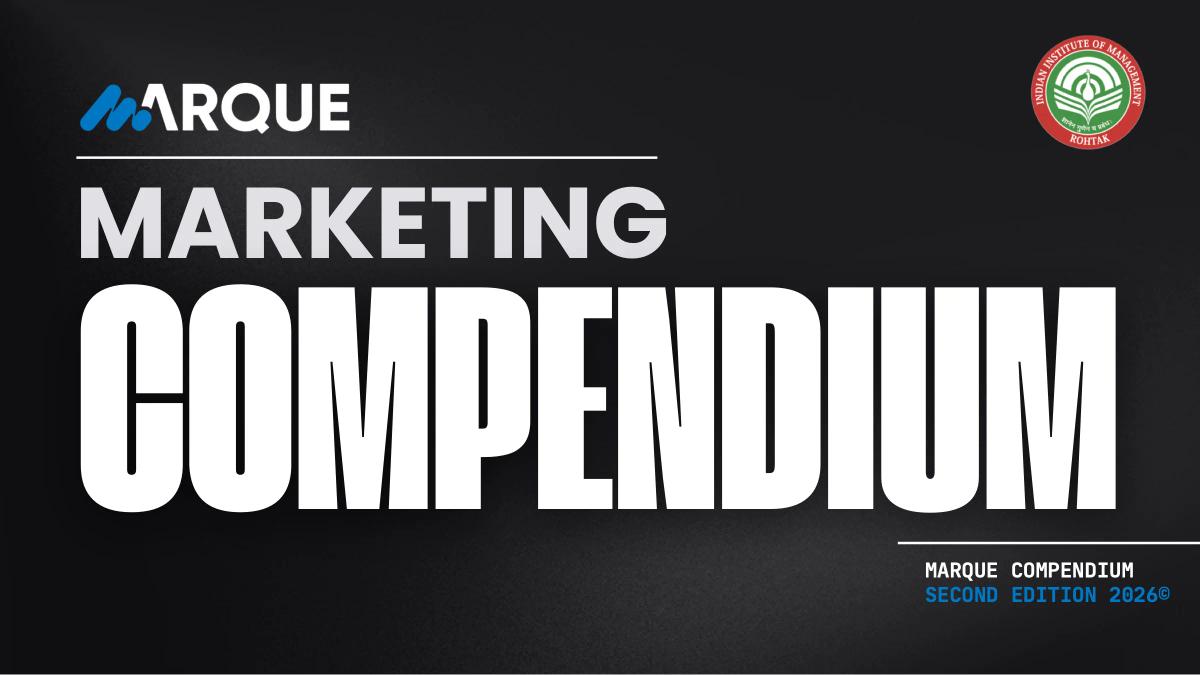 Marque’s Marketing Compendium 2.0 - compendium cover