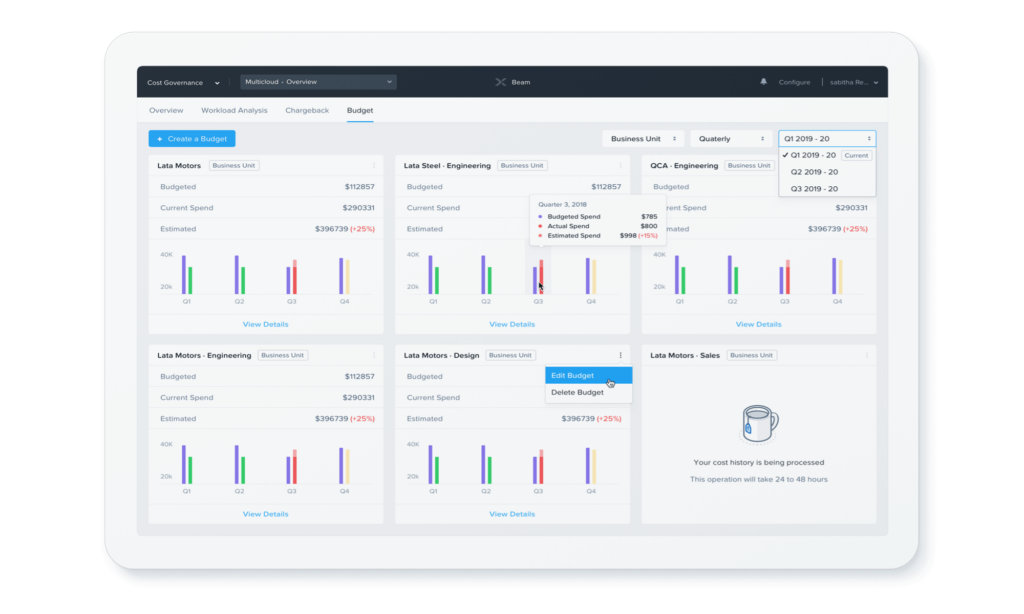 Nutanix dashboard