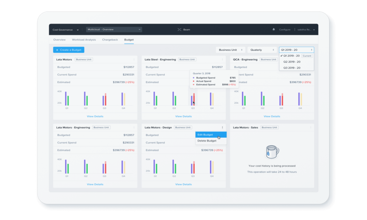 Nutanix dashboard