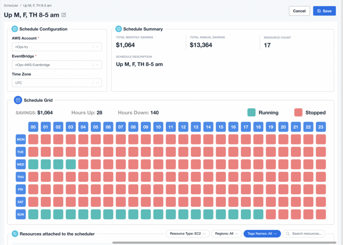 nOps Scheduler