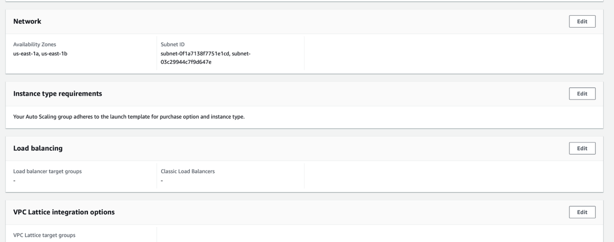 “Edit” button in the “Instance type requirements” section