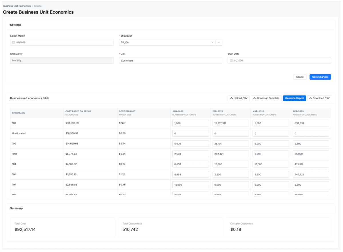 Screenshot of the nOps Business Context+