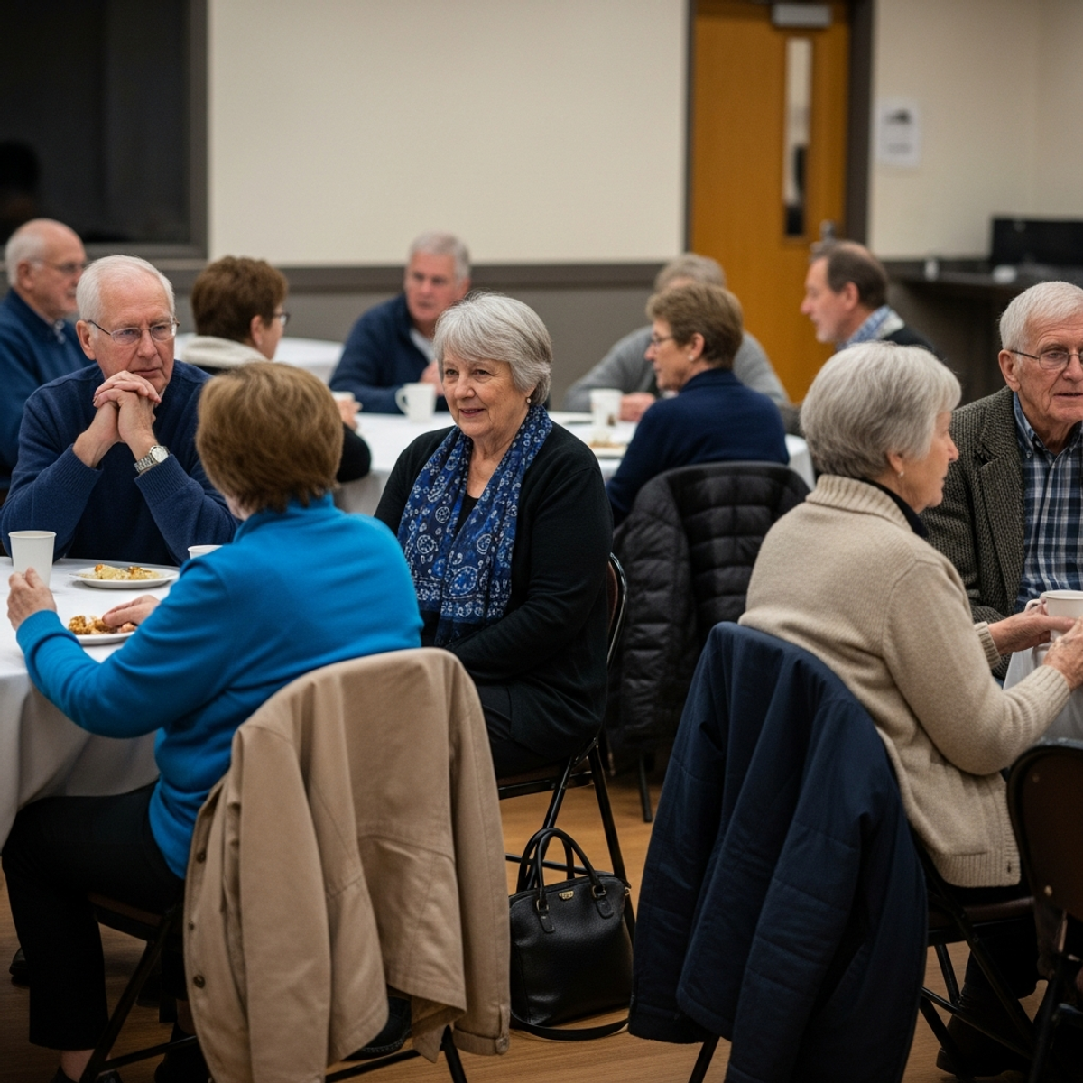 Indoor Social Gathering and Healthy Aging Discussion