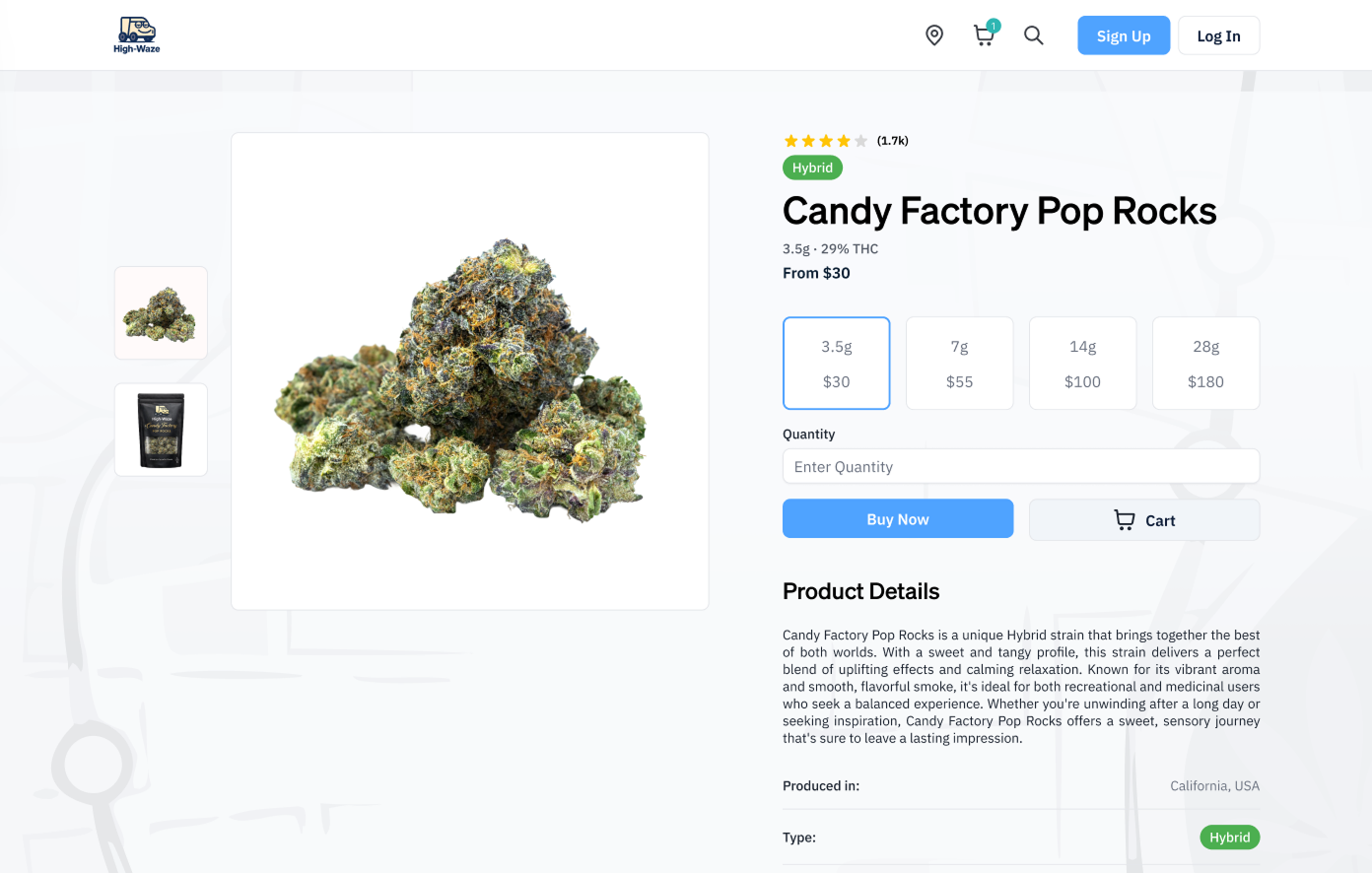 Product Detail Page