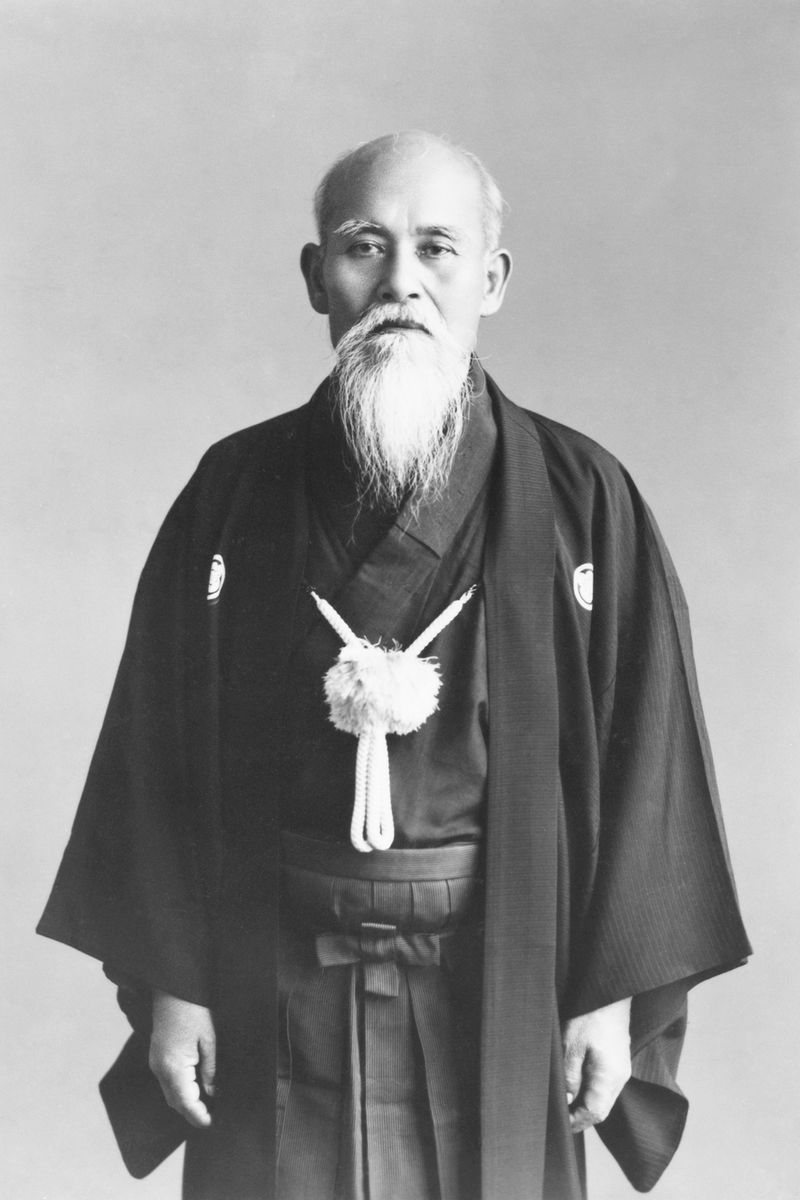 O'Sensei in ceremonial garb