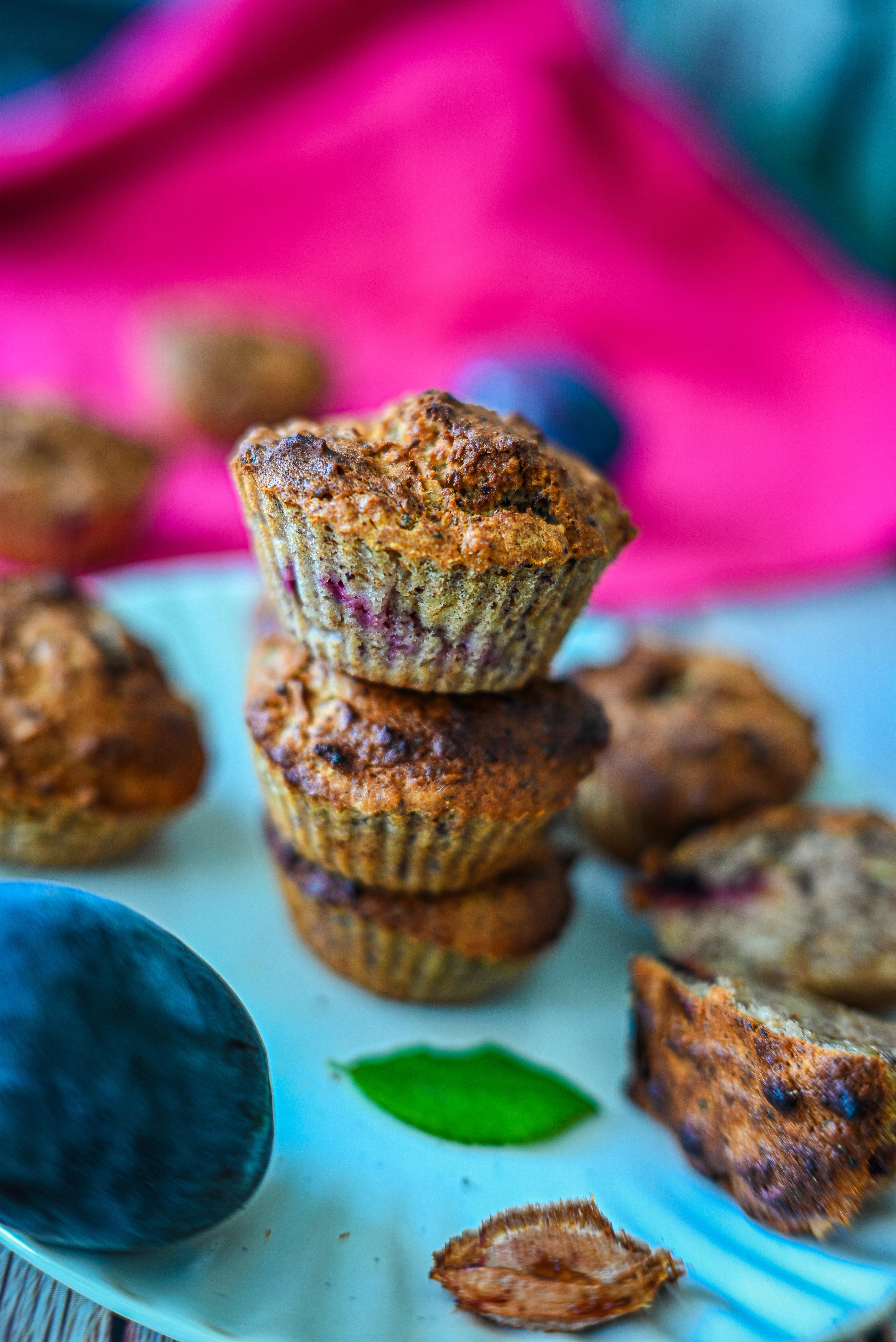 Szilvás-diós muffin
