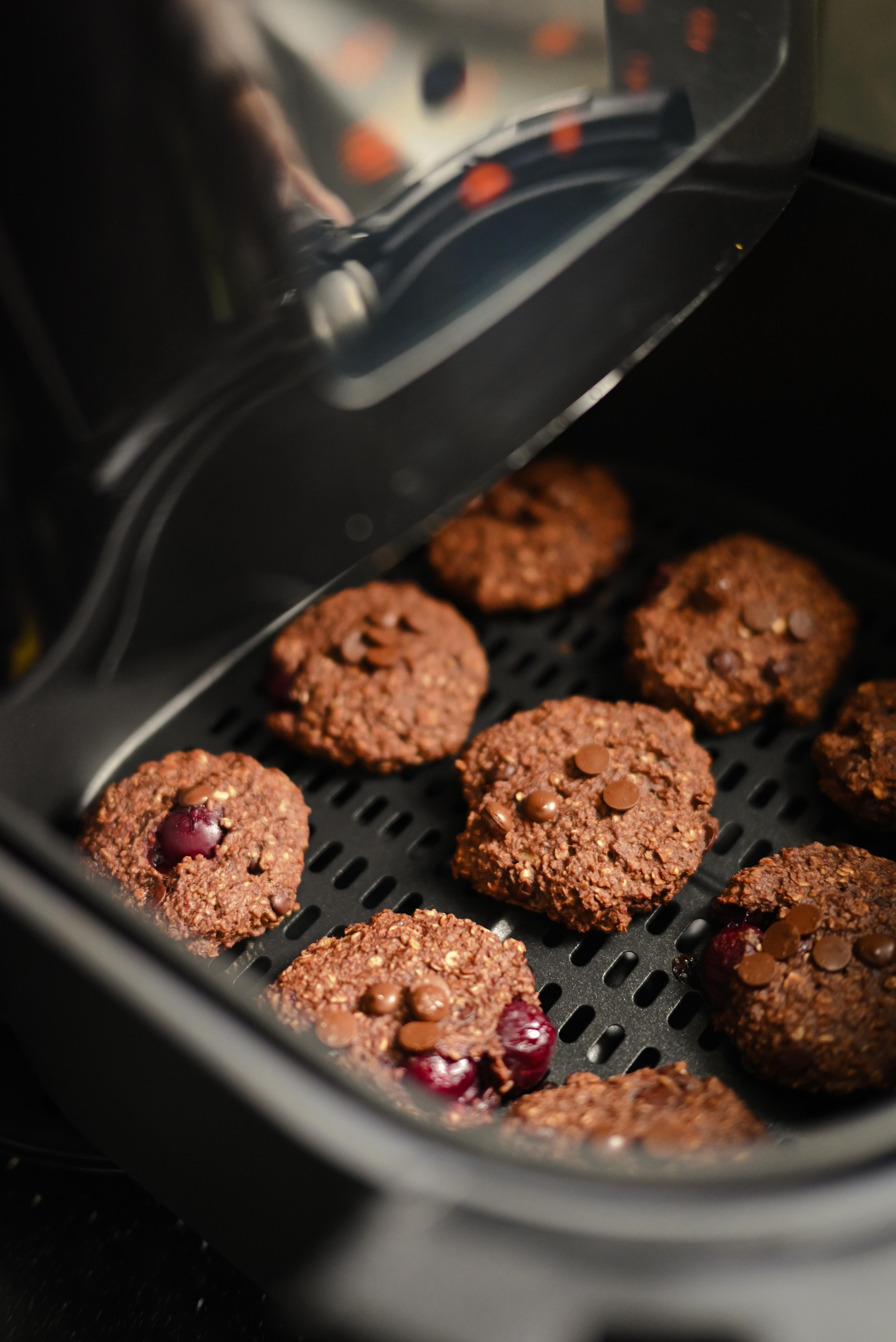 Csokis zabkeksz air fryerben