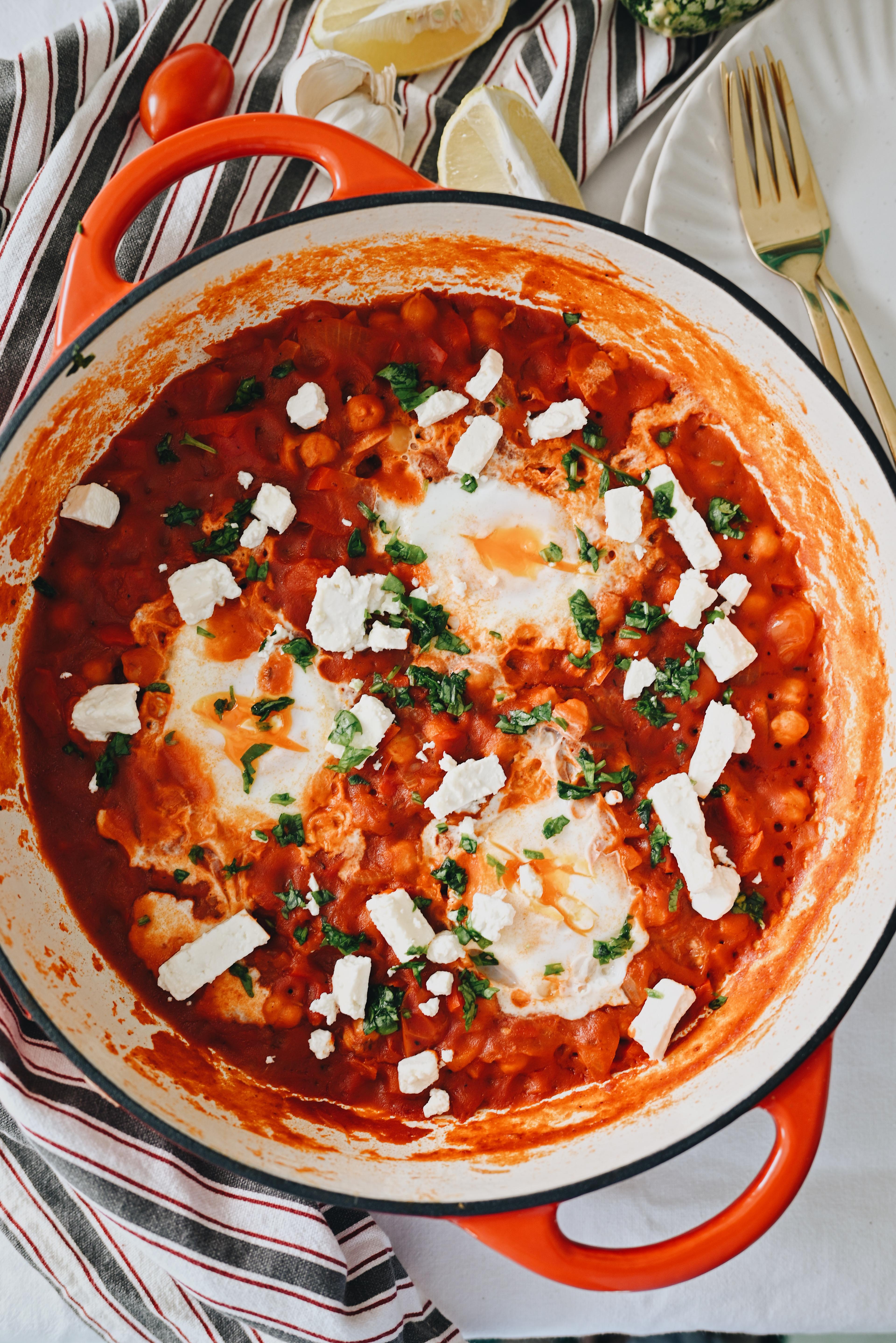 Shakshuka lecsó villásreggeli