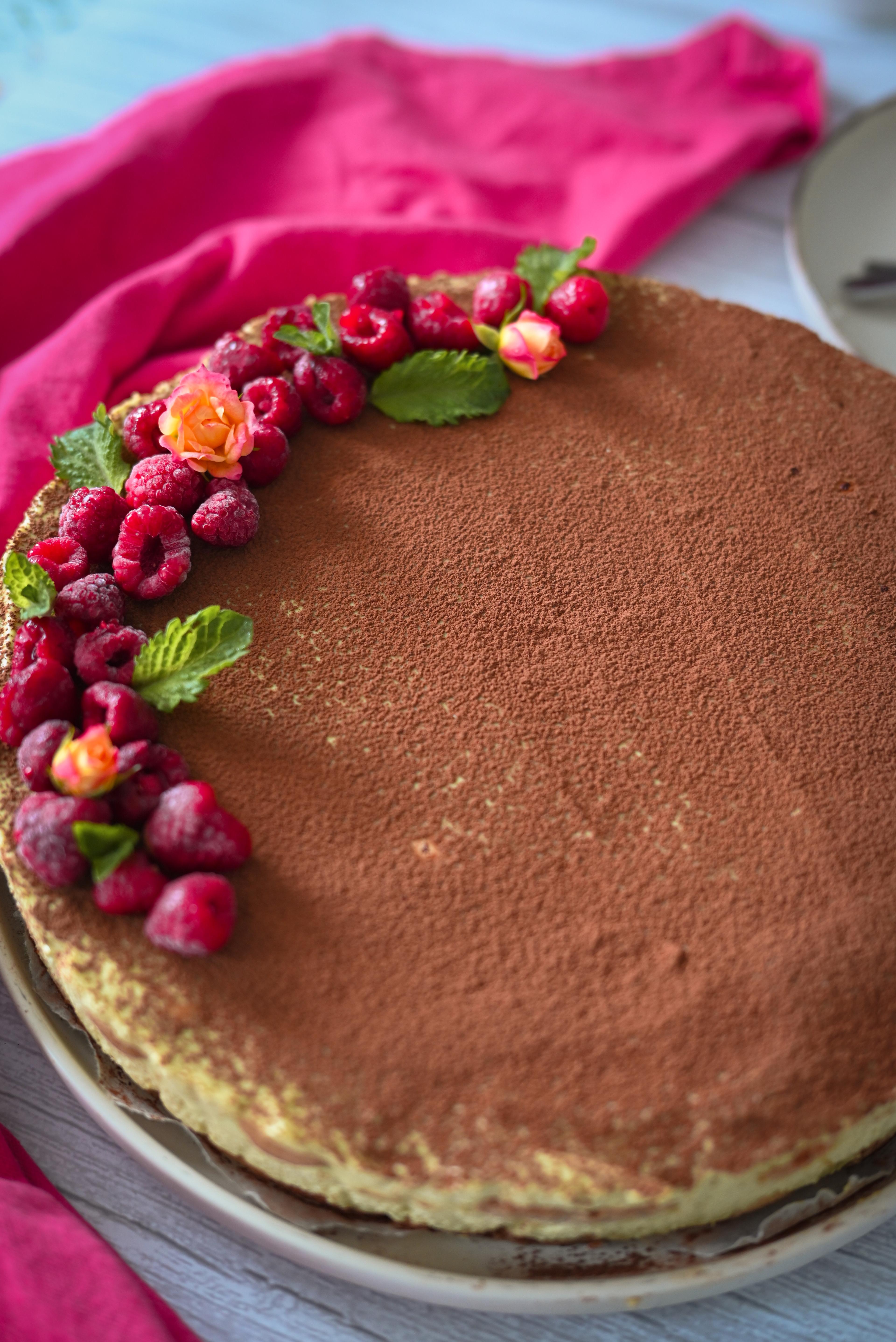 Pisztáciás Málnás tiramisu