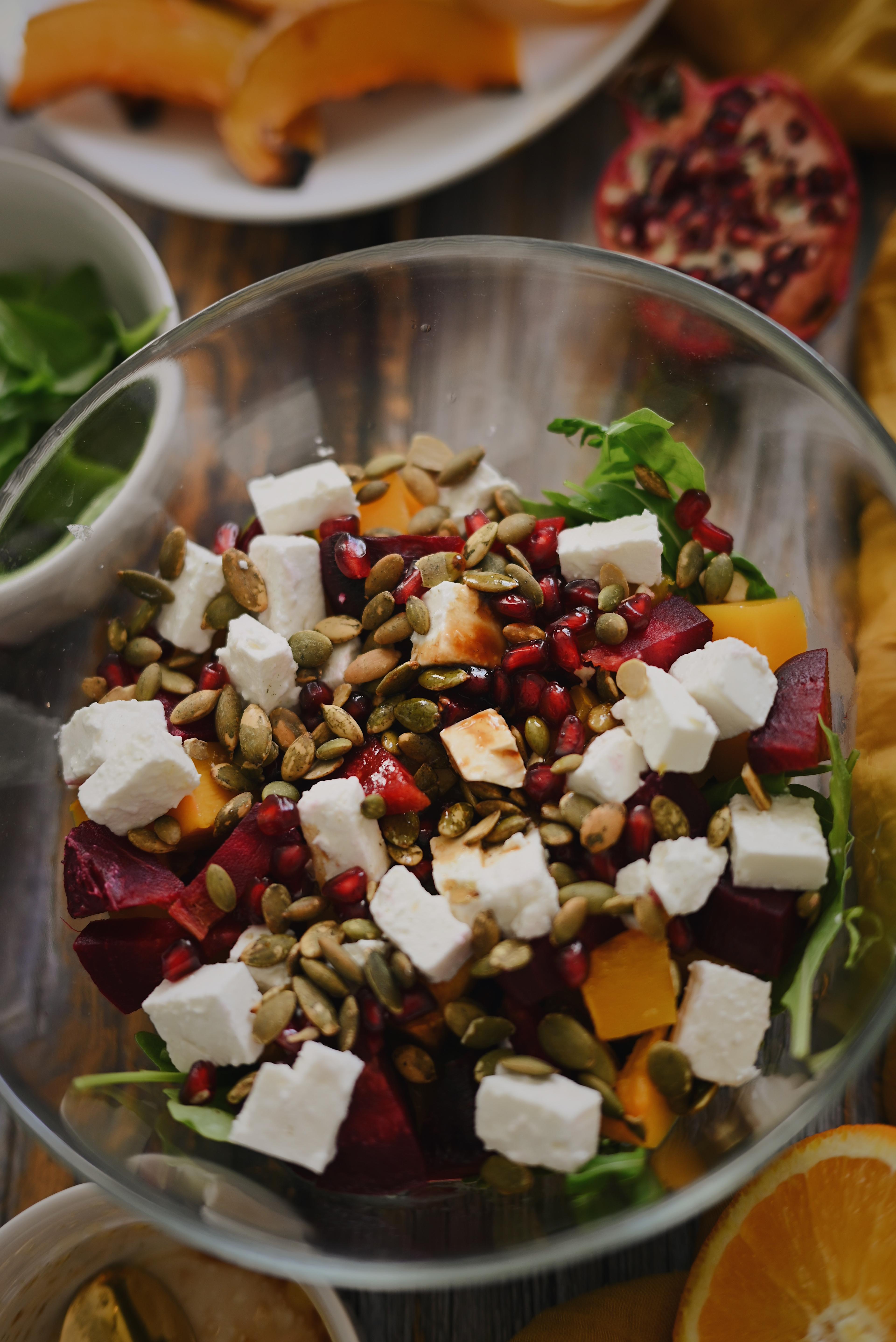 Sütőtökös saláta