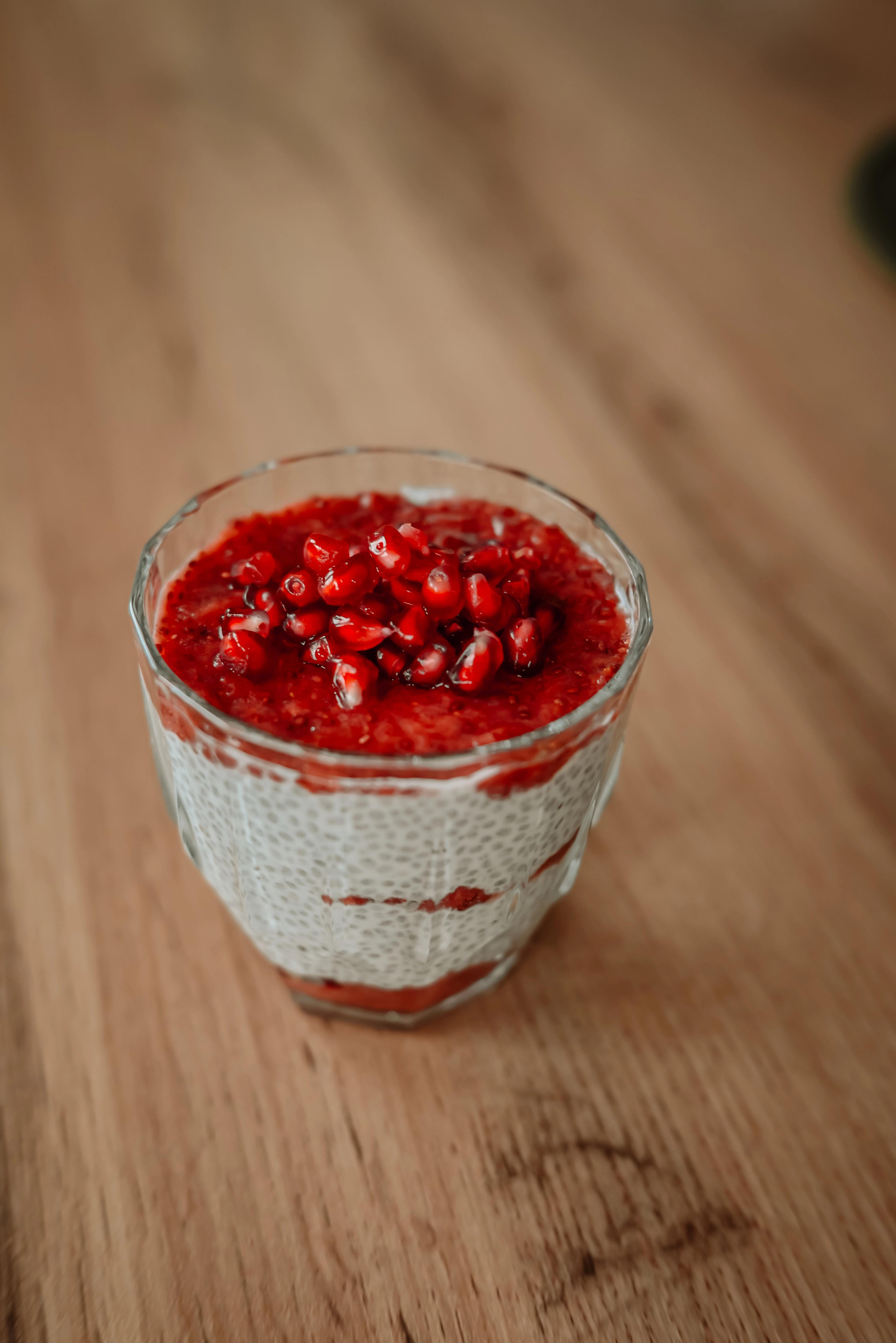 Chia puding epres chia lekvárral