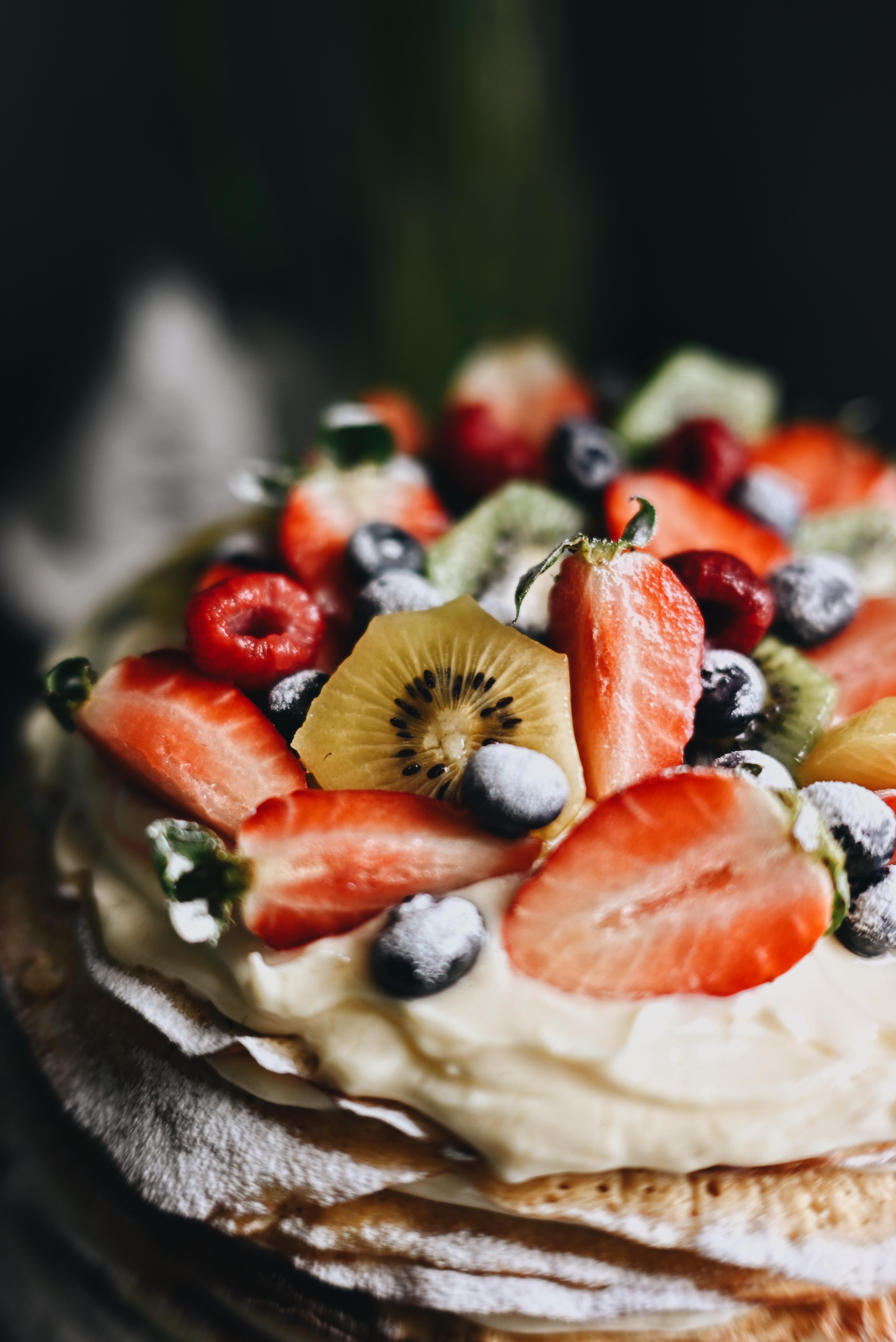 Zabpalacsinta torta vanília krémmel