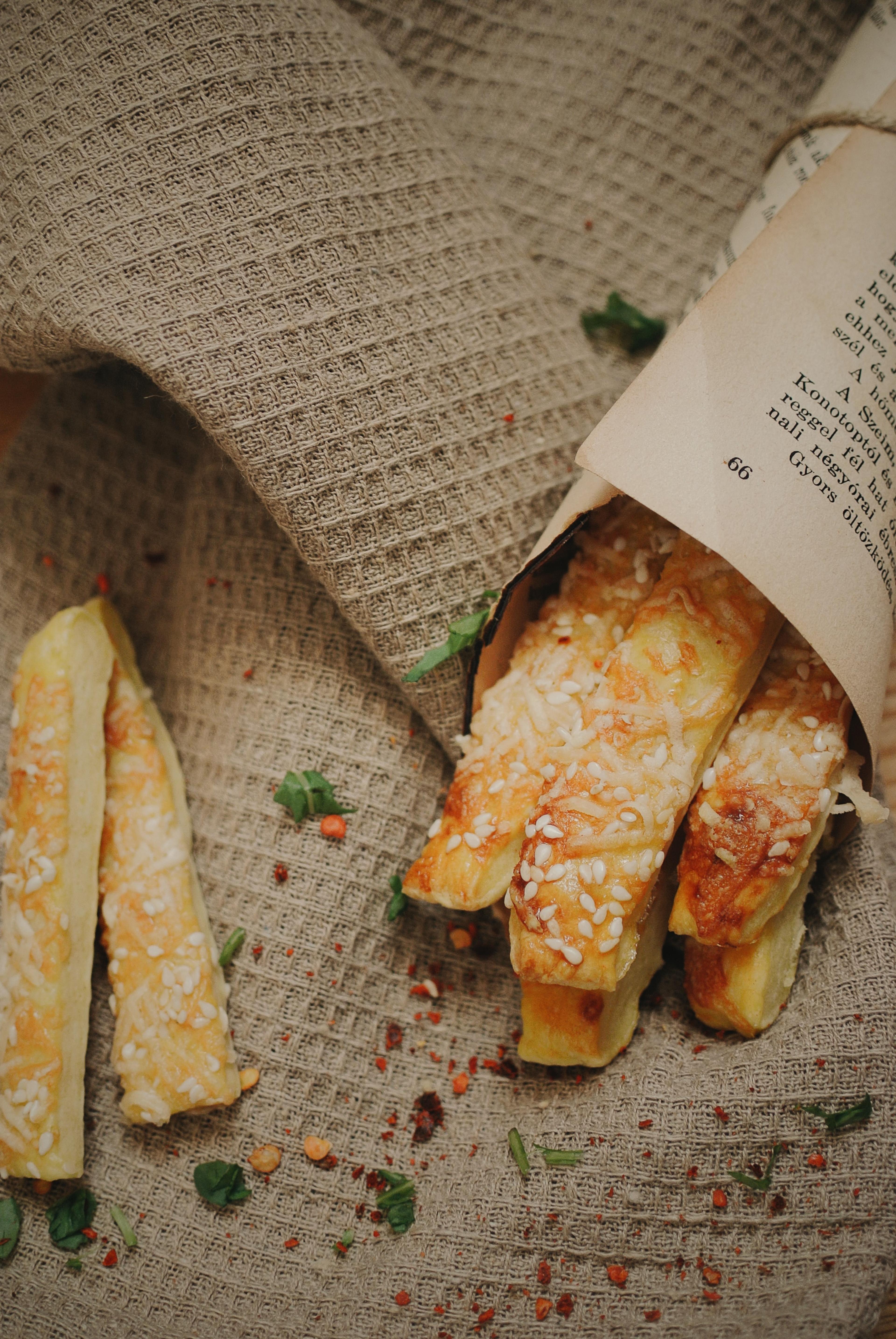 Sajtos rudak leveles tésztából