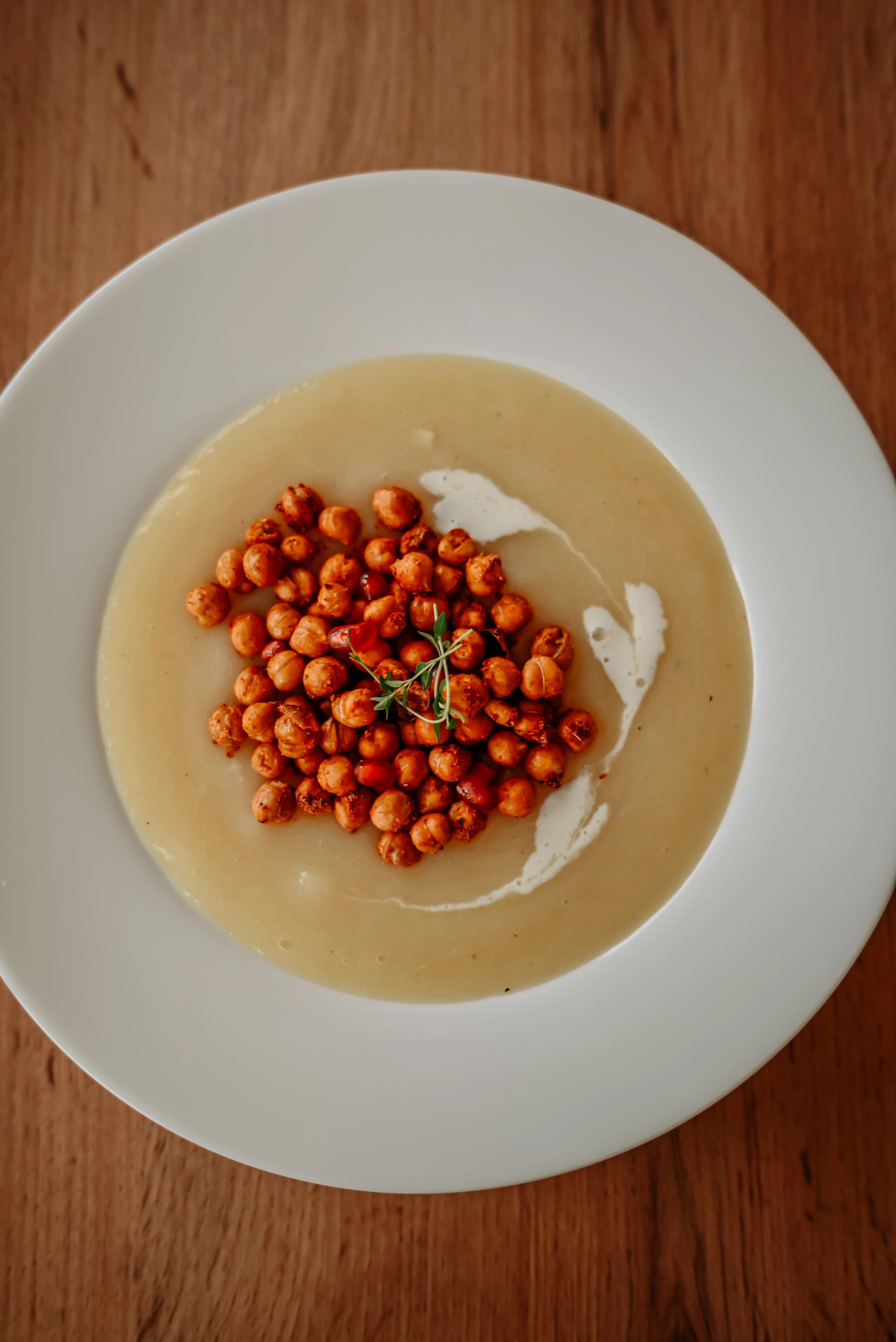 Csicseriborsó krémleves