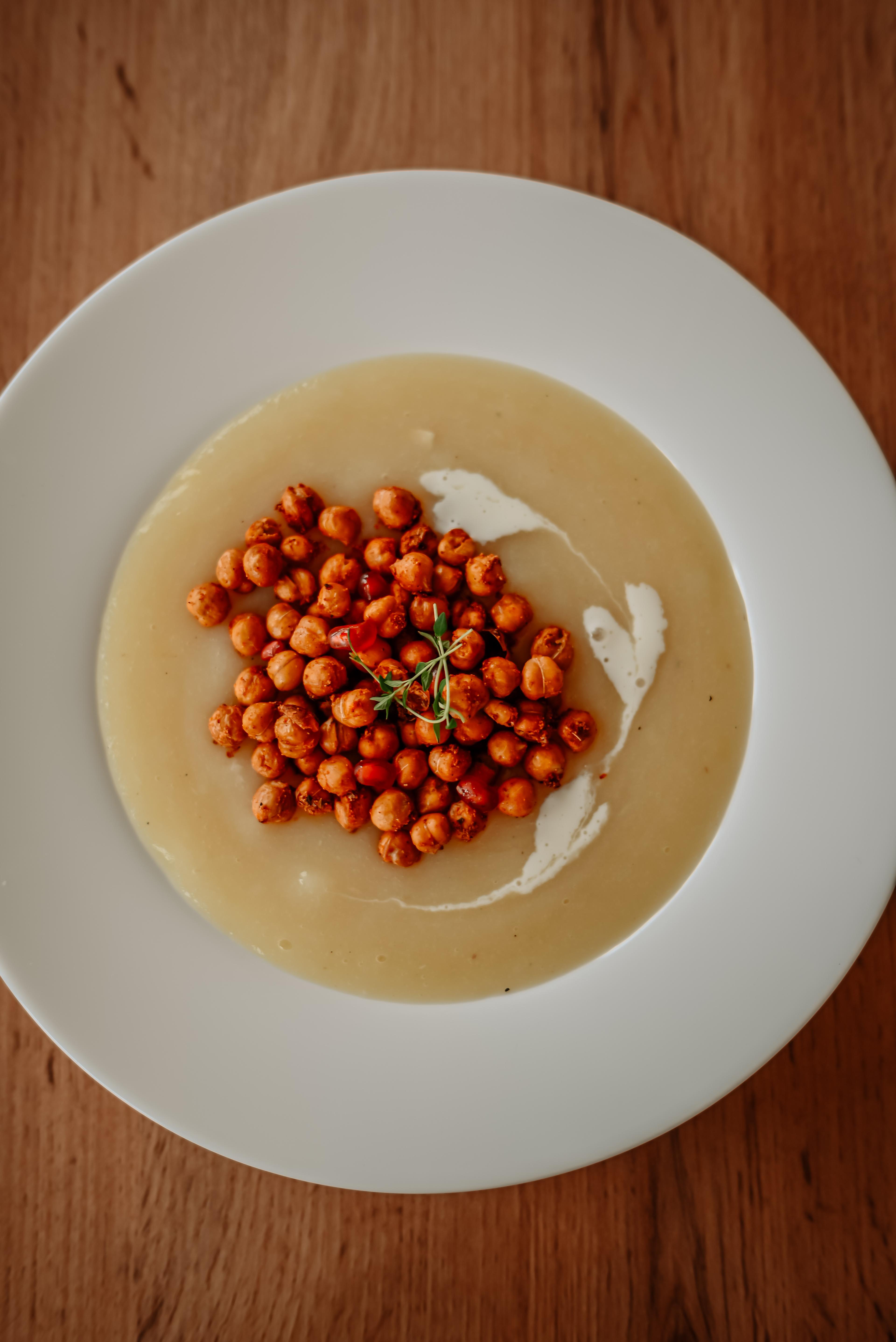 Csicseriborsó krémleves