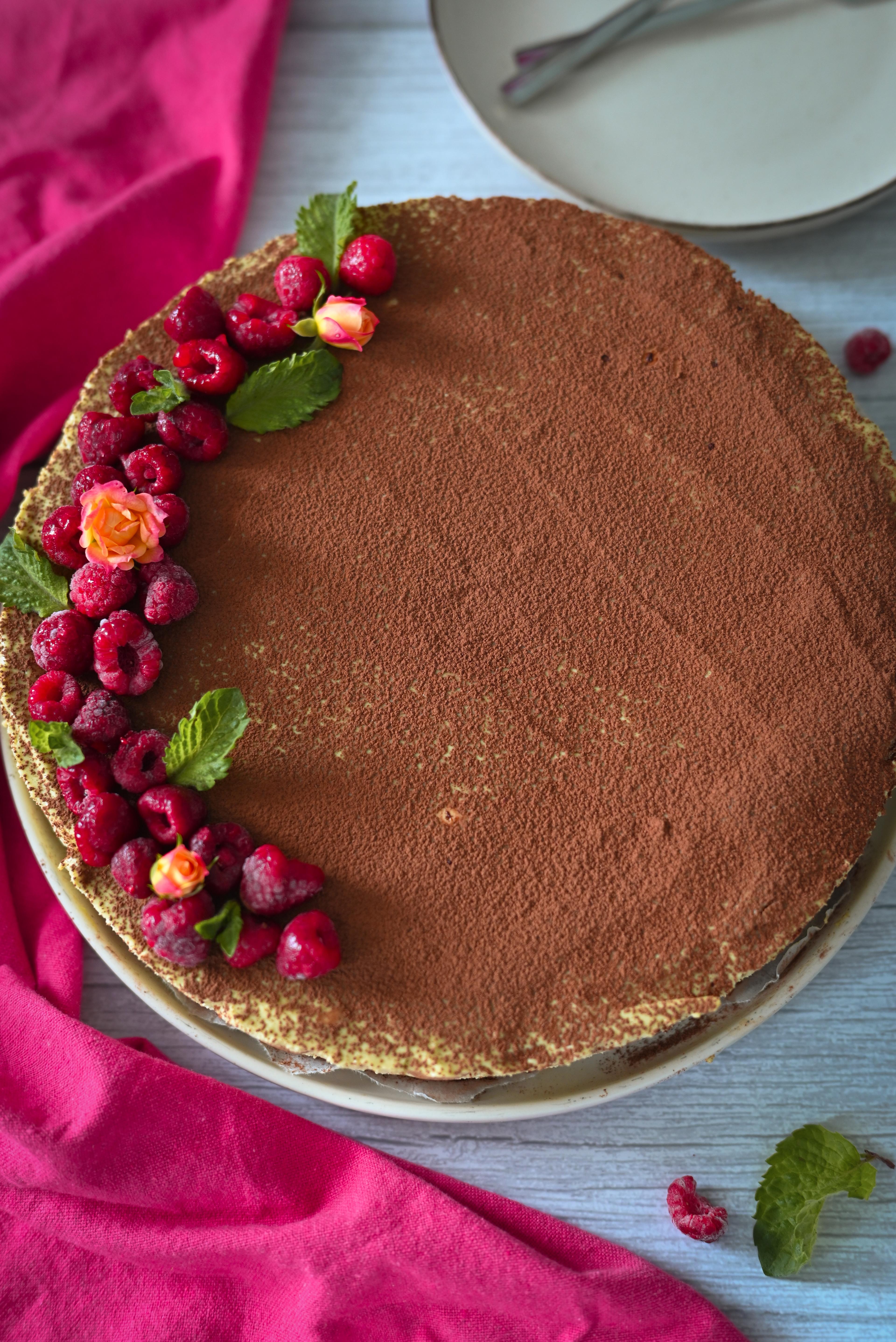 Pisztáciás Málnás tiramisu